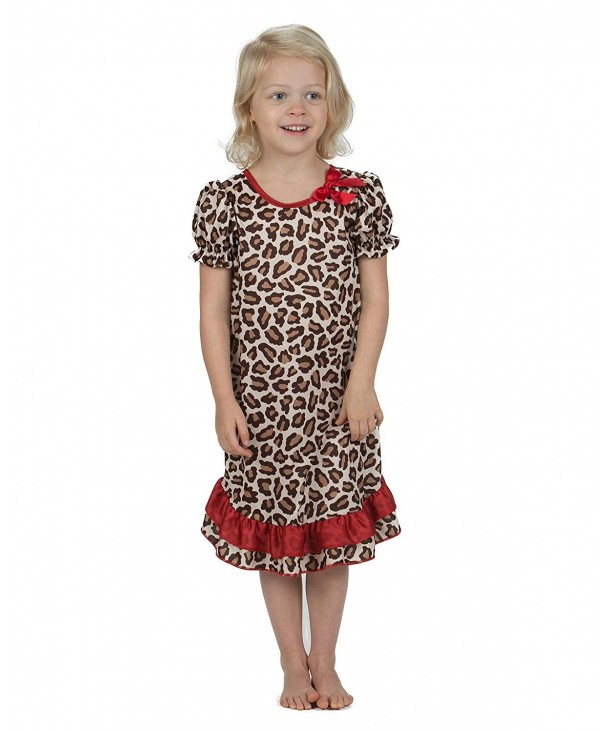 Laura Dare Leopard Sleeve Nightgown