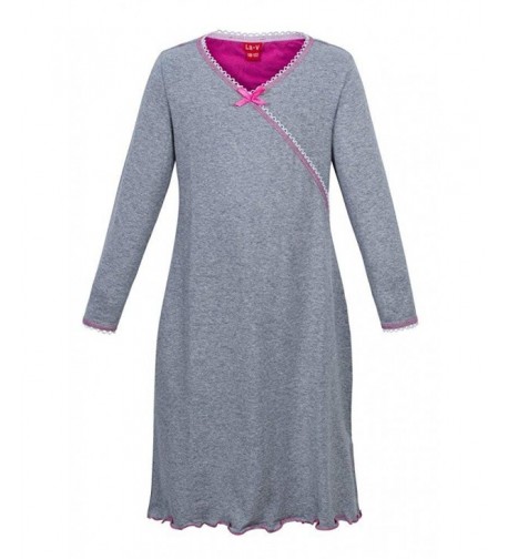 Girls Nightgown Grey Size 128 134