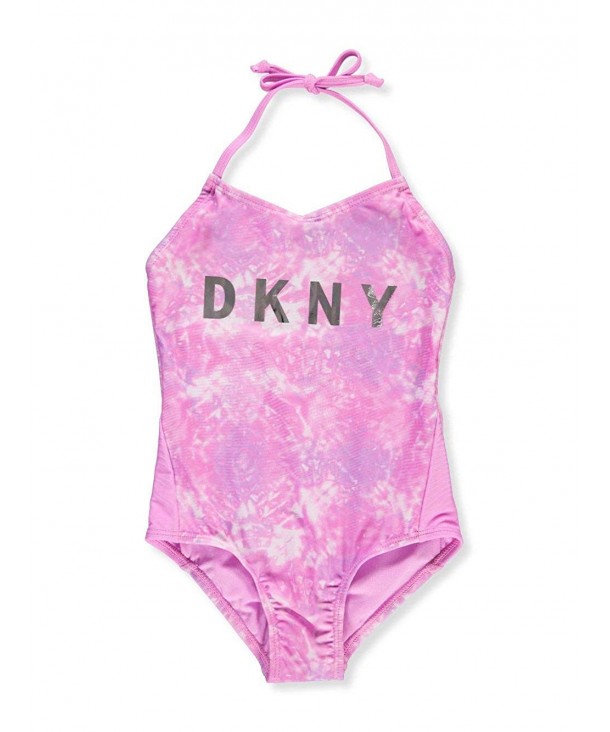 DKNY Girls 1 Piece Swimsuit