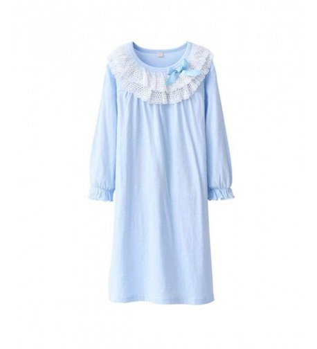 LLP Nightgowns Bowknot Sleepwear Toddler
