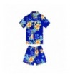 Hawaiian Shirt Cabana Hibiscus Blue