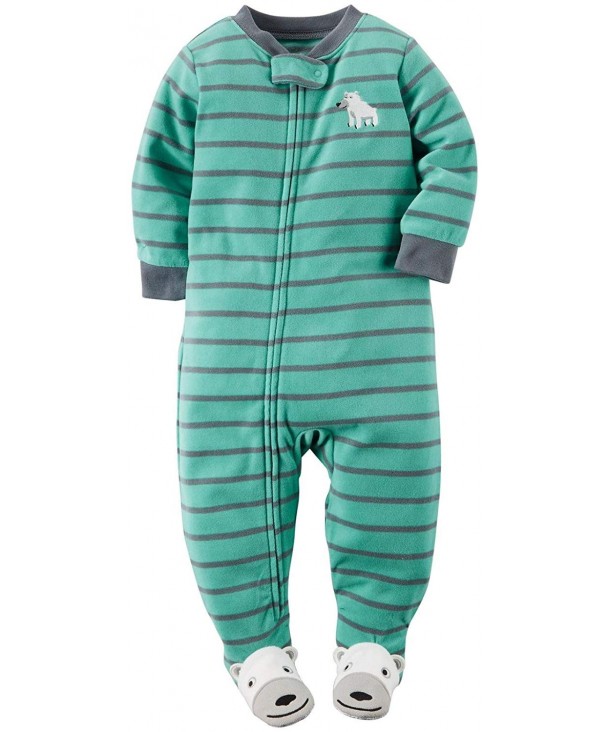 Carters Little Striped Footie Toddler