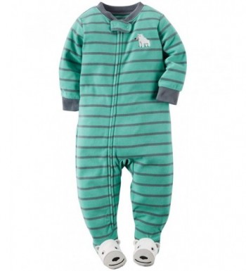 Carters Little Striped Footie Toddler