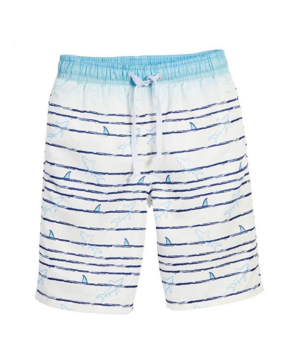 Beachcombers Swimwear Polyester Shark Shorts
