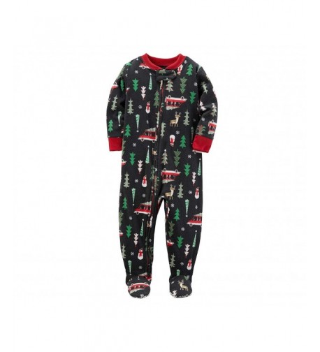 Carters Piece Christmas Fleece Pajamas