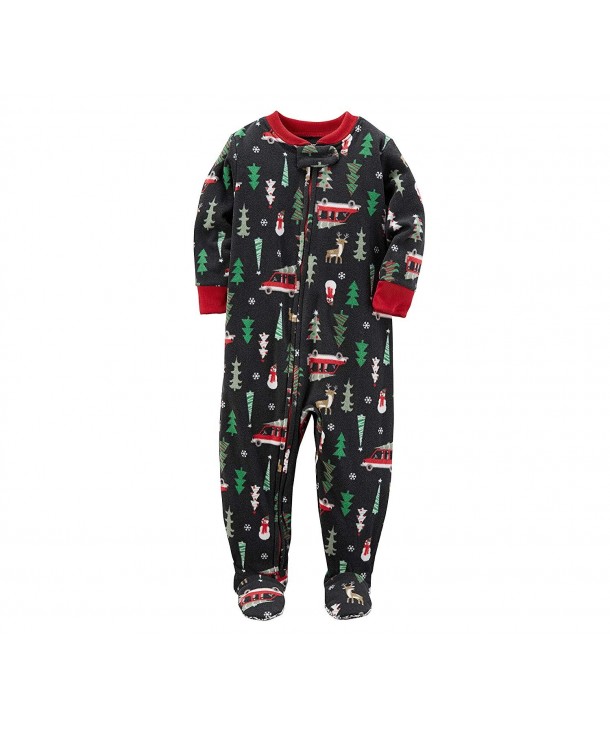 Carters Piece Christmas Fleece Pajamas