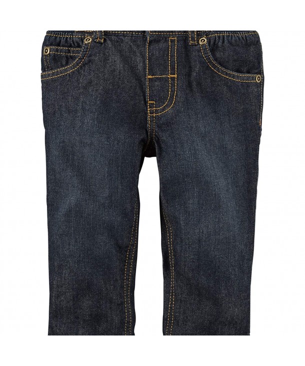 Boy's Navy Pull On Jeans (6M) - CZ12HAGY5TJ