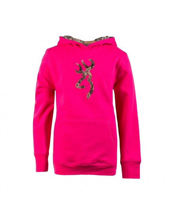 Browning Youth Buckmark Sweatshirt Fuchsia