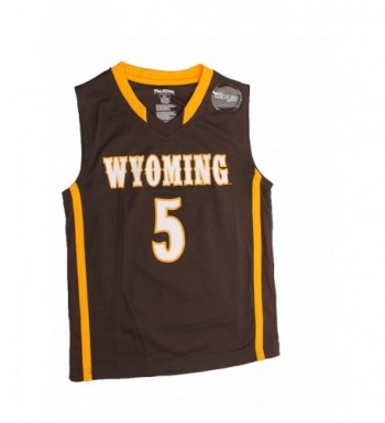 NCAA Wyoming University Jersey Brown