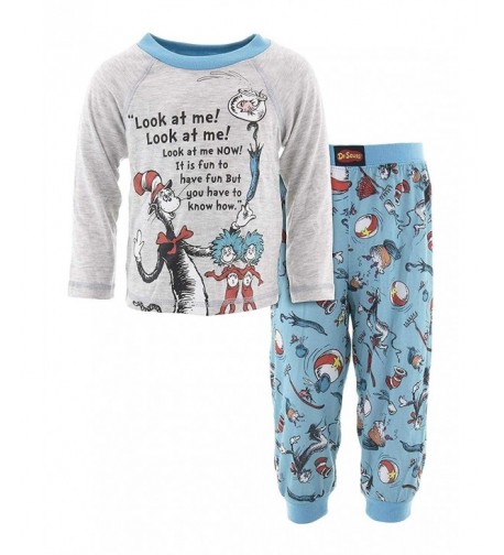 Dr Seuss Toddler Sleeve Pajamas