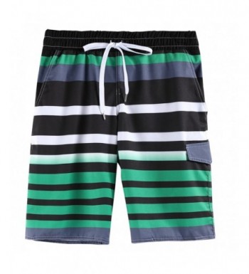 Hsctek Children Reflection Stripe Swimwear