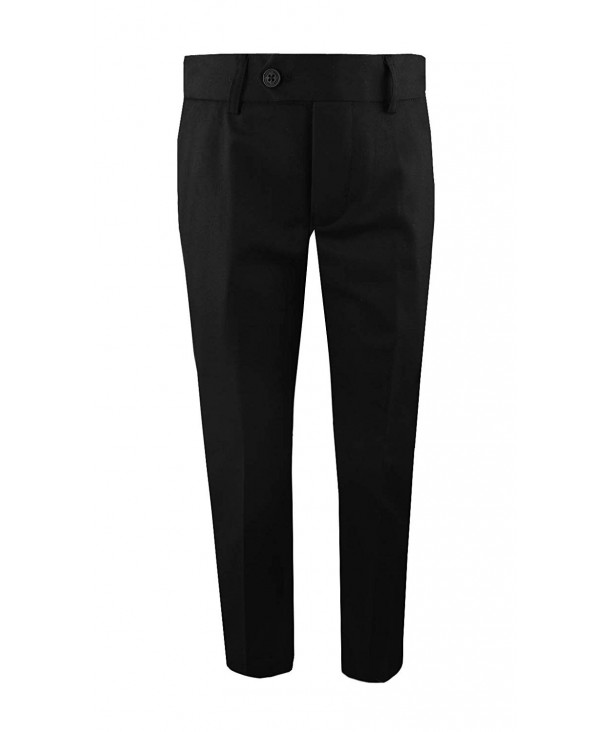 Black Bianco Trousers Gently Tapered