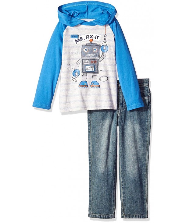 Kids Headquarters Hooded Jersey Jeans