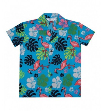 Hawaiian Shirts Flamingo Sleeve Holiday