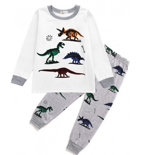 DDSOL Pajamas Dinosaur Sleepwear Christmas