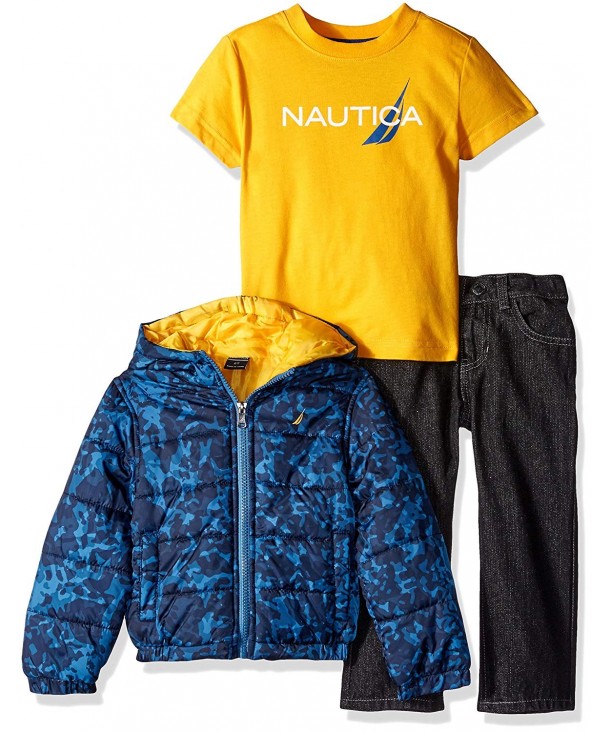 Nautica Three Outerwear Puffer Jacket