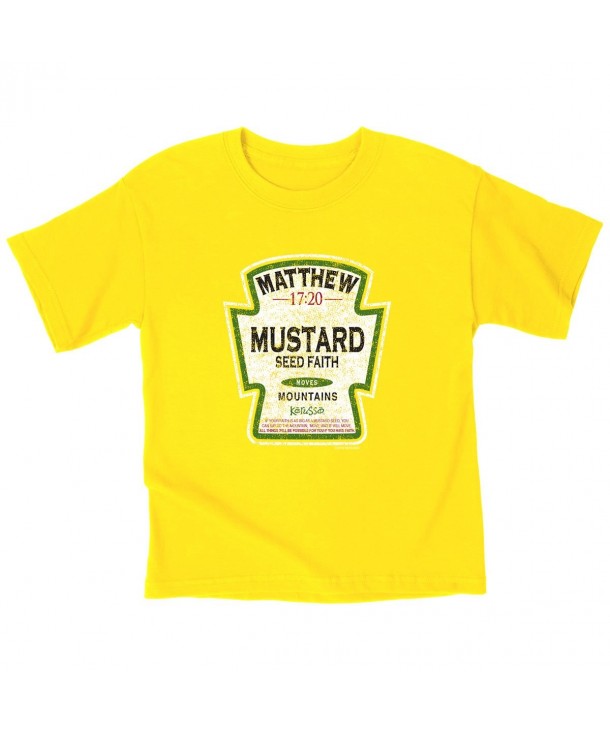 Kerusso Mustard Kids T Shirt 4T Christian Fashion