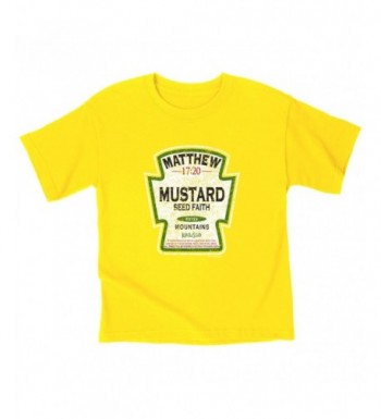 Kerusso Mustard Kids T Shirt 4T Christian Fashion