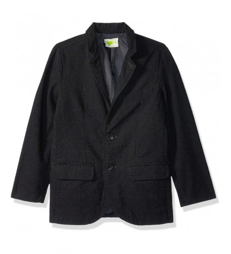 Crewcuts Boys Ludlow Suit Jacket Oxford Cloth Sz 4 71765 Melange Grey New 