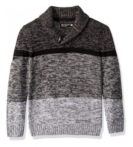 Retrofit Sportswear Button Shawl Sweater