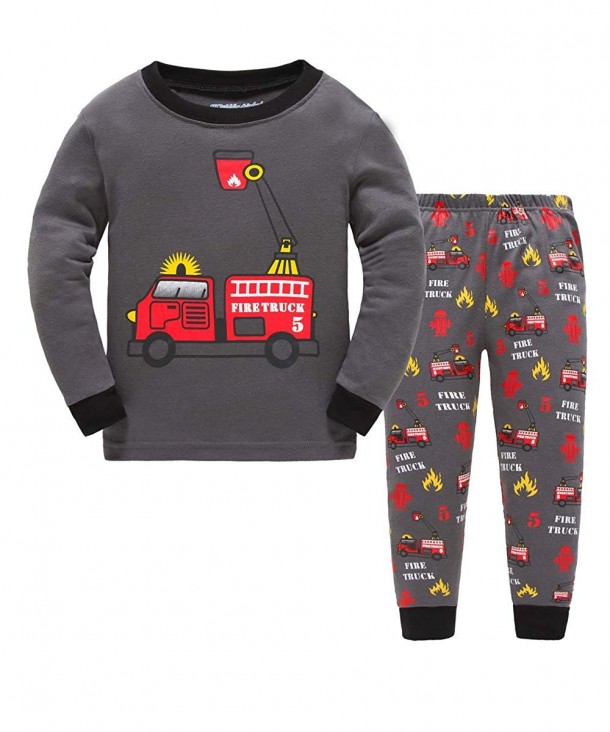 Firetruck Pajamas Toddler Clothes Sleepwear