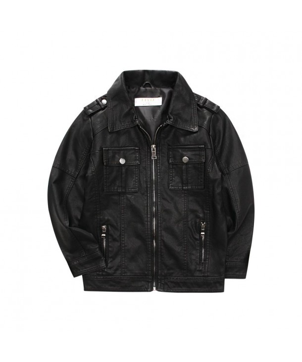 LJYH Classical Leather Jacket Collar