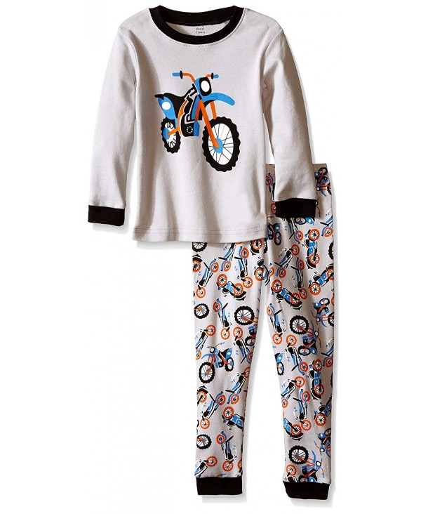 Elowel Boys Kids Motorcycle Pajama