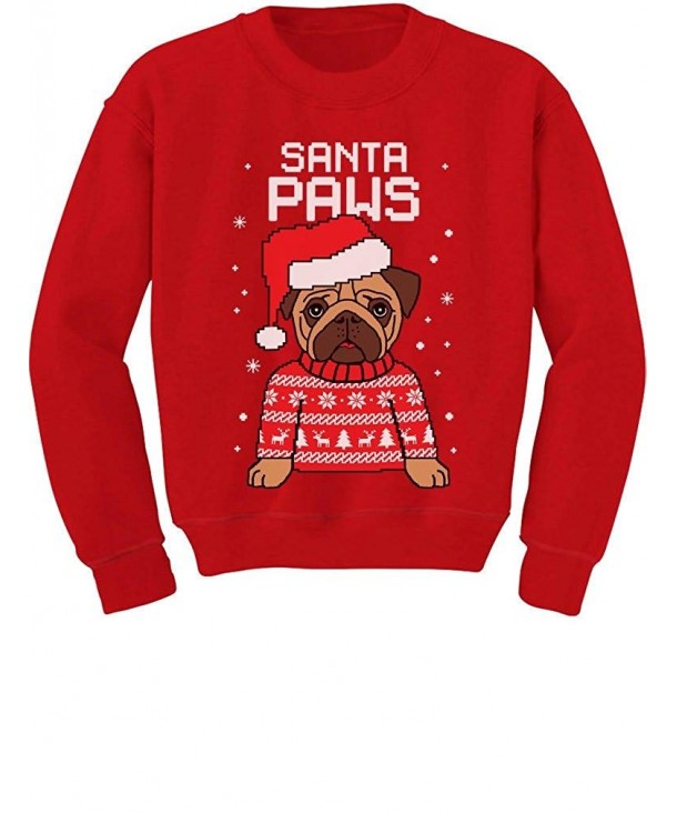 Santa Christmas Sweater Youth Sweatshirt