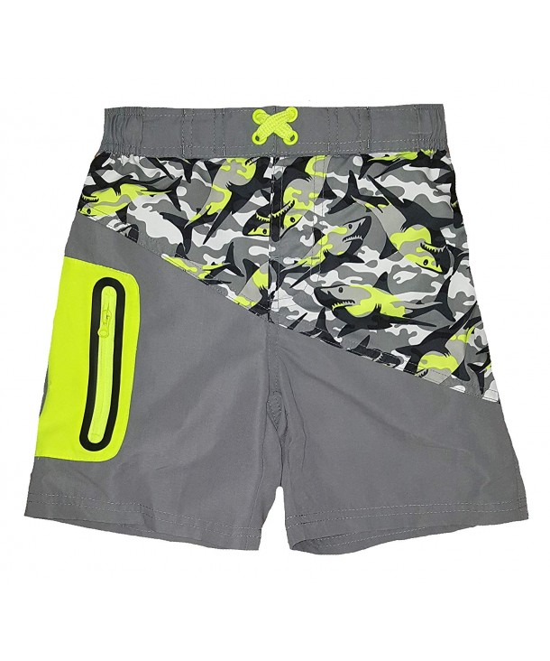 Wonder Nation Sharks Flannel Shorts