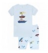 Elowel Shorts Pajamas Cotton Toddler 10Y