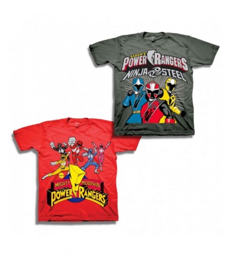 Boys Power Rangers Shirt Set