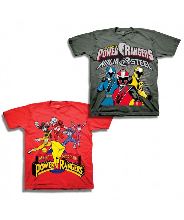 Boys Power Rangers Shirt Set