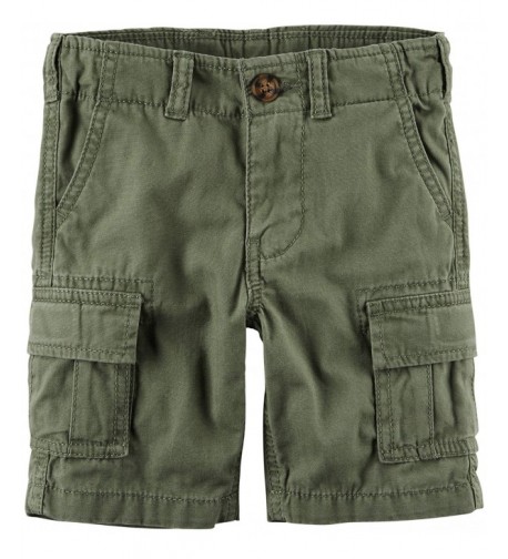 Carters Boys Olive Cargo Shorts