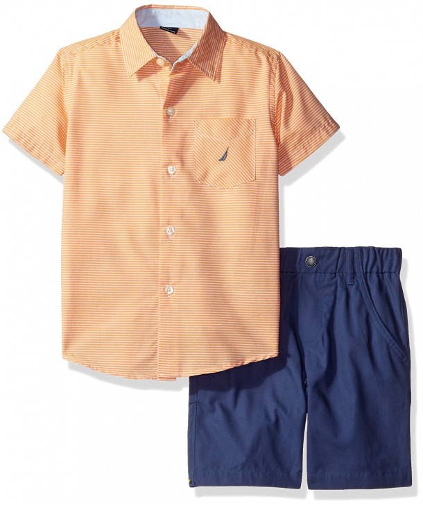 Nautica Sleeve Button Shirt Short