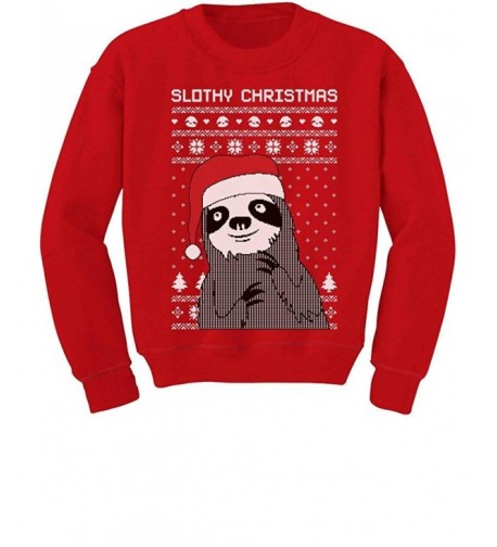 Tstars Slothy Christmas Sweater Sweatshirt