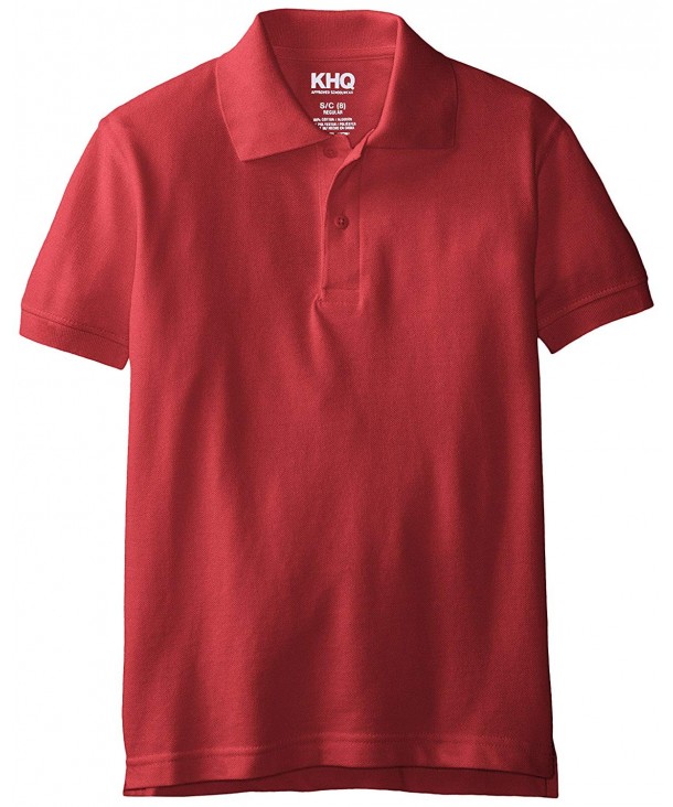 KHQ Boys Short Sleeve Pique Polo