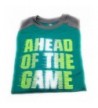 Athletic Works Sleeve Graphic Green Grey
