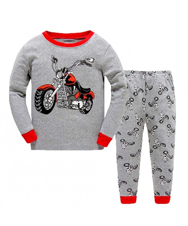 Pajamas Motorcycle Tractor Toddler Sleepwears