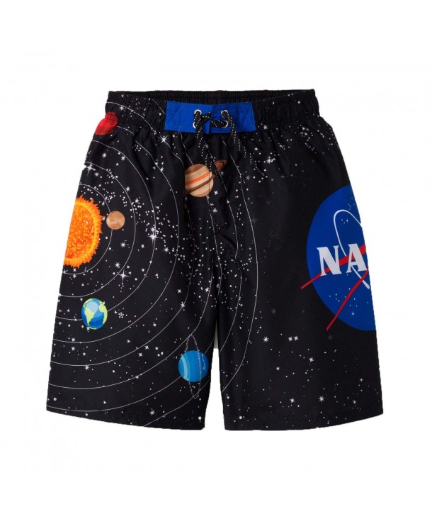 Boys NASA Swim Trunks Black XS