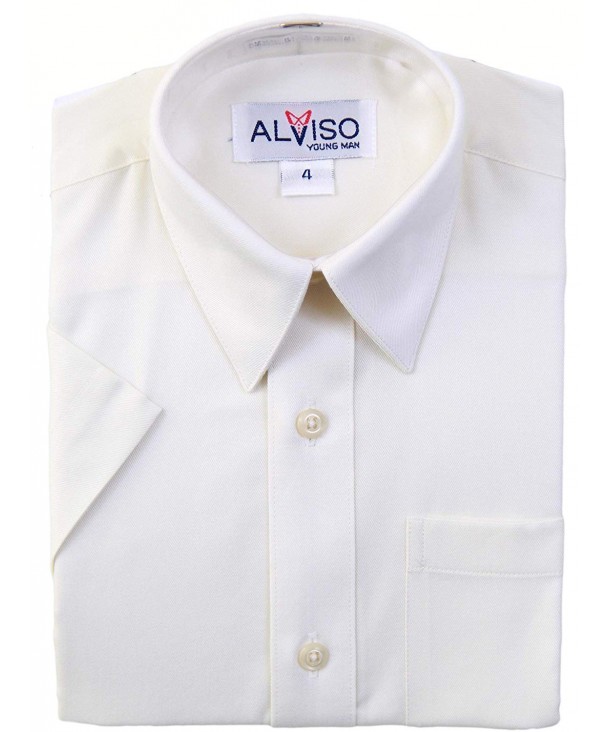 ALVISO White Short Sleeve Dress