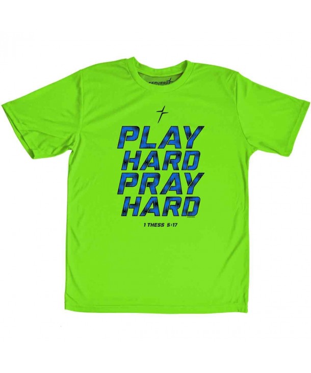 Kerusso Play Hard Pray Active T Shirt Small