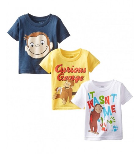 Curious George Assorted T Shirt 3 Pack