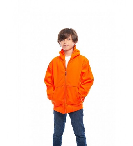 TrailCrest Safety Orange Double Fleece