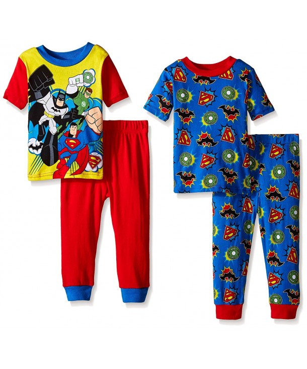 DC Comics Comic Squad 4 Piece Pajama