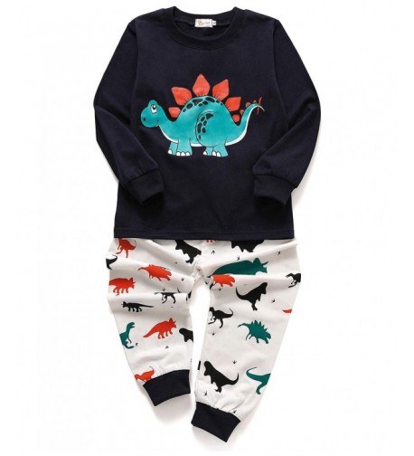 EULLA Toddler Elephant Dinosaur Sleepwear