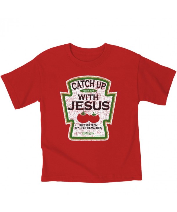 Catch Jesus Kidz Tee Red