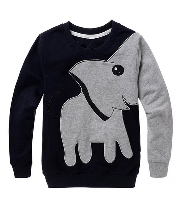 CM Kid Elephant Sweatshirts Cartoon Sweatshirt