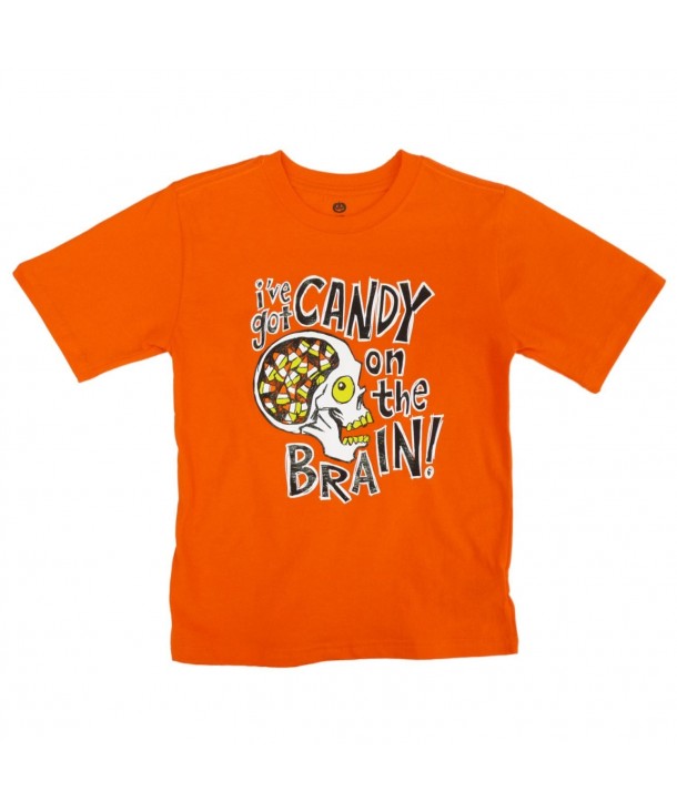 Happy Halloween Orange Candy T Shirt
