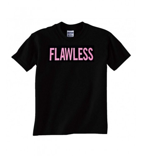 Flawless Pink Glitter T Shirt Youth