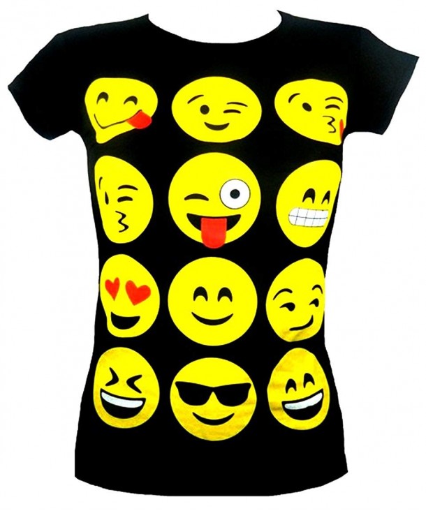 T SHIRTS LEGGINGS EMOTICONS SMILEY SLEEVE